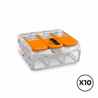 CONNECTEUR RAPIDE AVEC LEVIER 3 CONDUCTEURS,