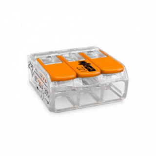 CONNECTEUR RAPIDE AVEC LEVIER 3 CONDUCTEURS,