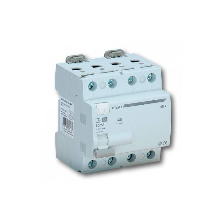 Interrupteur Différentiel 4x40A/30mA Type A