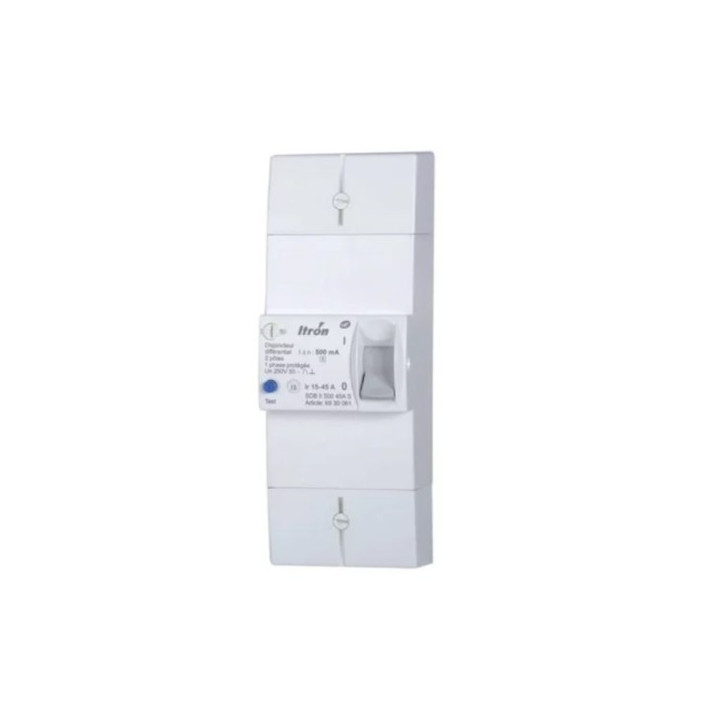 Disjoncteur Abonné 2x15/45A 500mA "S"