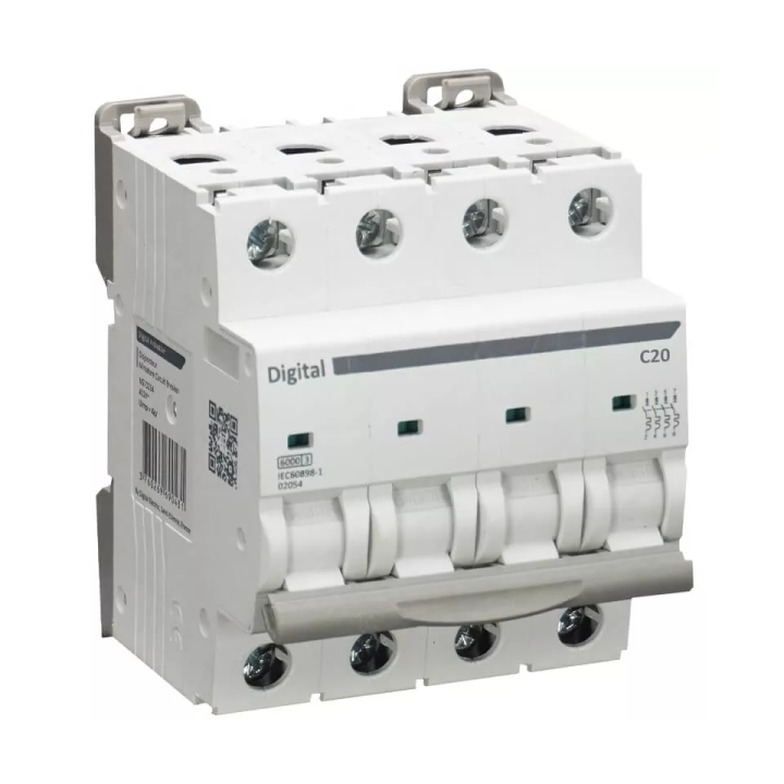 Disjoncteur 4x10 A C6 kA