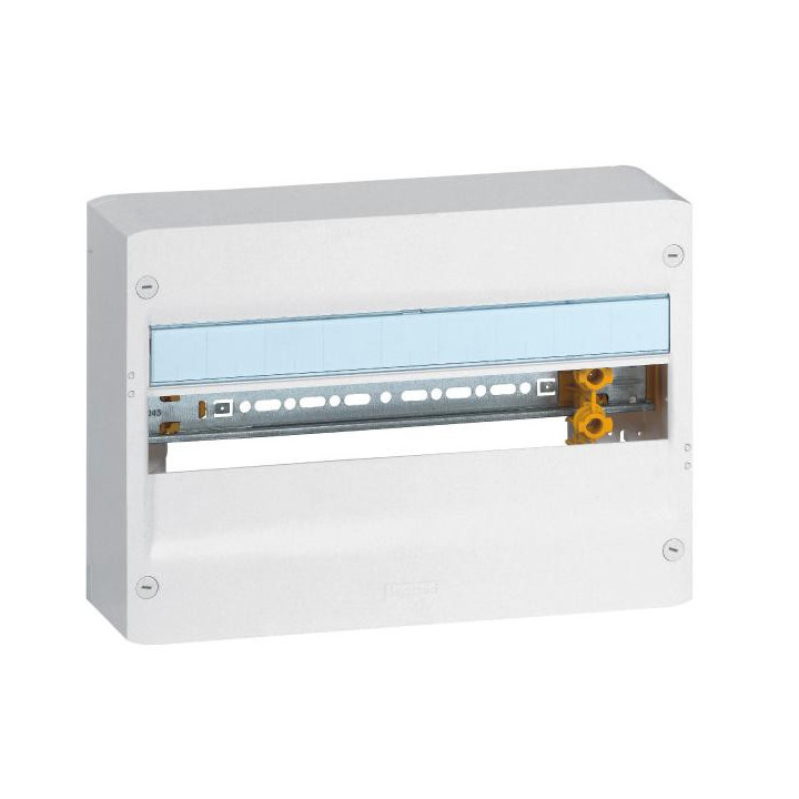 Coffret Drivia 18 modules 1 rangée IP30 IK05 - Blanc RAL9003