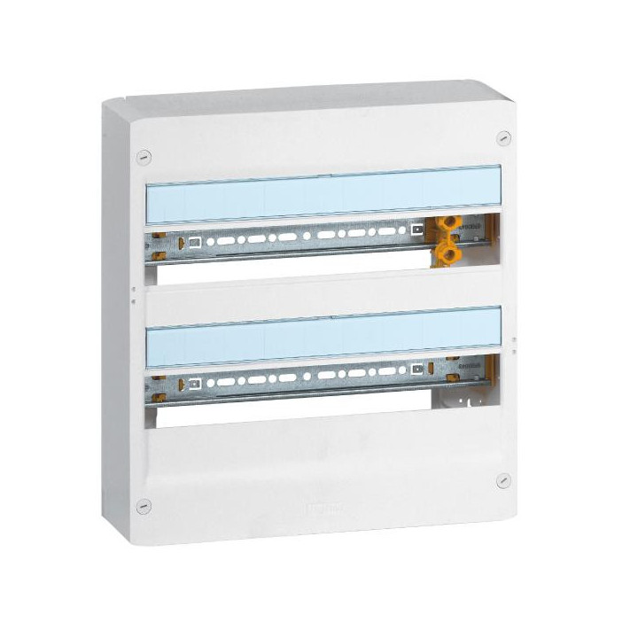 Coffret Drivia 18 modules 2 rangées IP30 IK05 - Blanc RAL9003