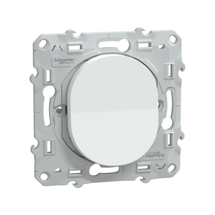 Poussoir Fermeture Blanc