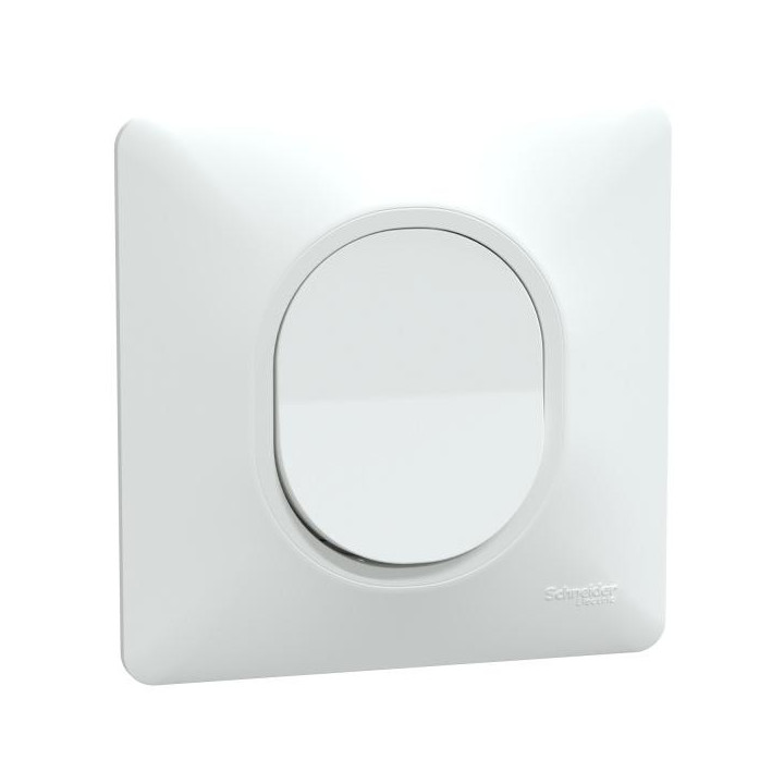 Poussoir Ferm Blanc griffe plq