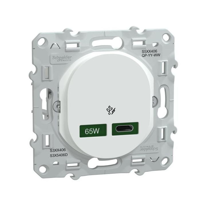 Chargeur USB-C 65W Blanc