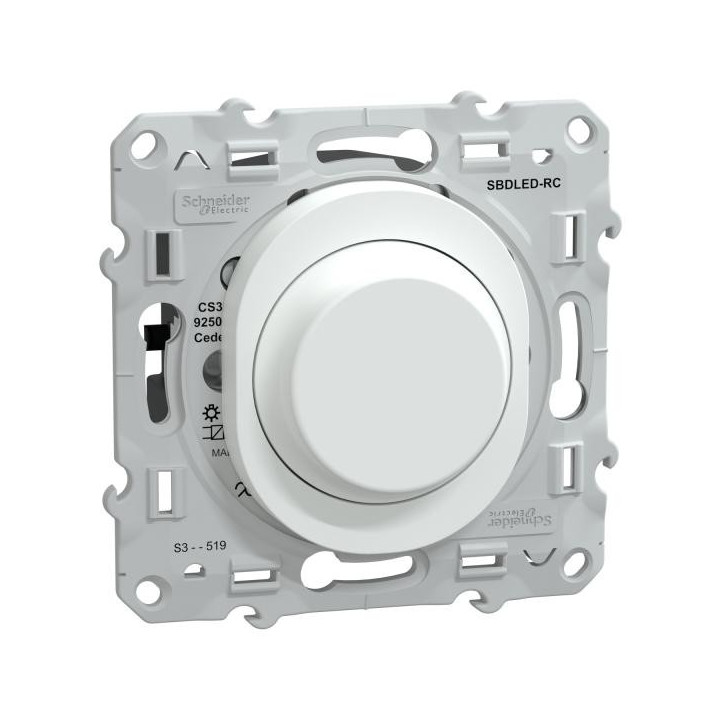 Ovalis variateur univ. Blanc