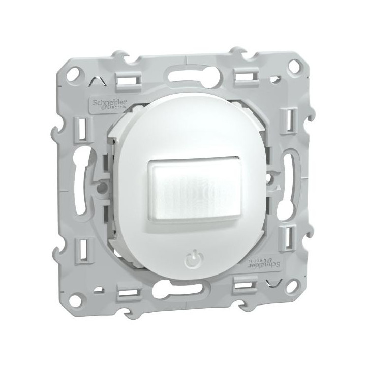 Ovalis détecteur mouv. Blanc