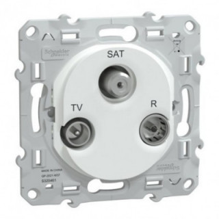PRISE TV-R-SAT Blanc