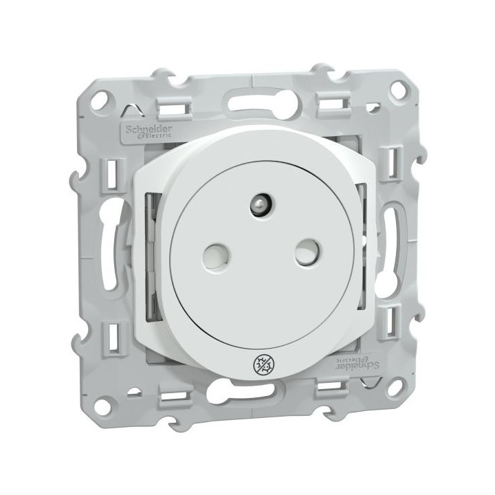 Prise 2P/T affleurante AntiB