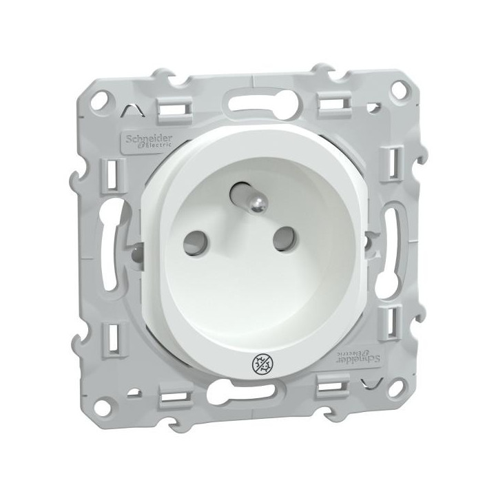 Prise 2P/T à puits Auto AntiB