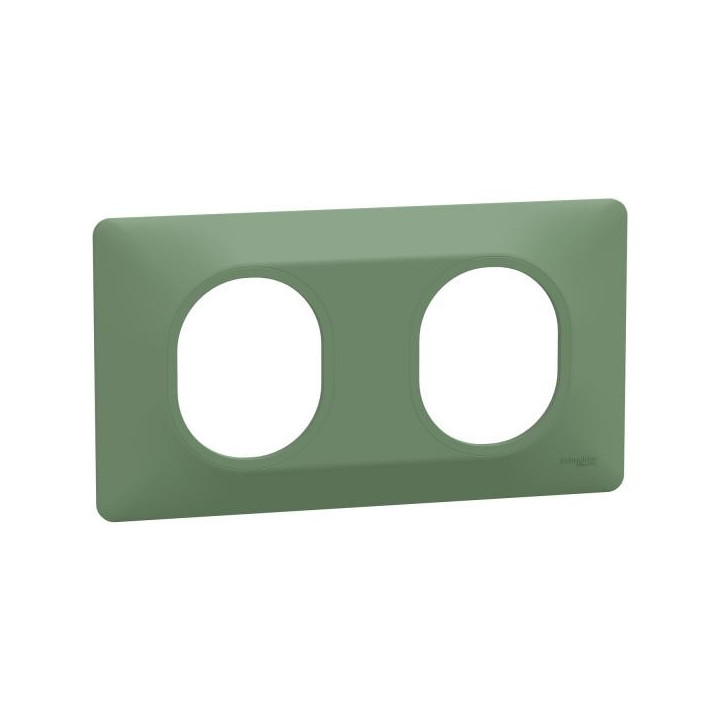 Plaque 2 post Hor 71 mm Vert F