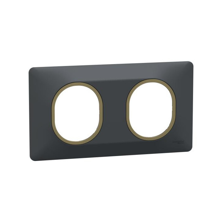 Plaque 2 post Hor 71 mm Ant Lt