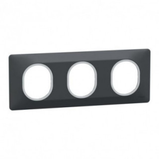 Plaque 3 post Hor 71 mm Ant Ag