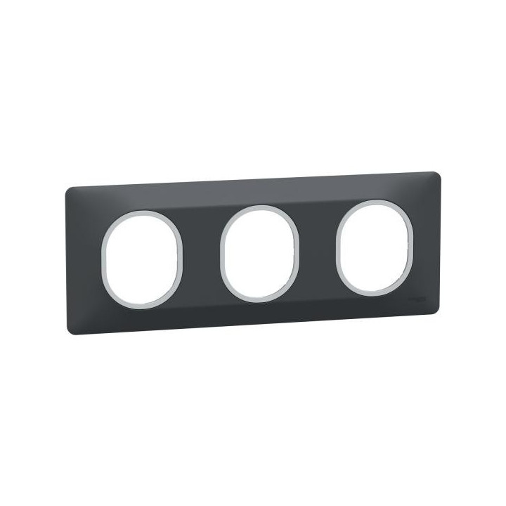 Plaque 3 post Hor 71 mm Ant Ag