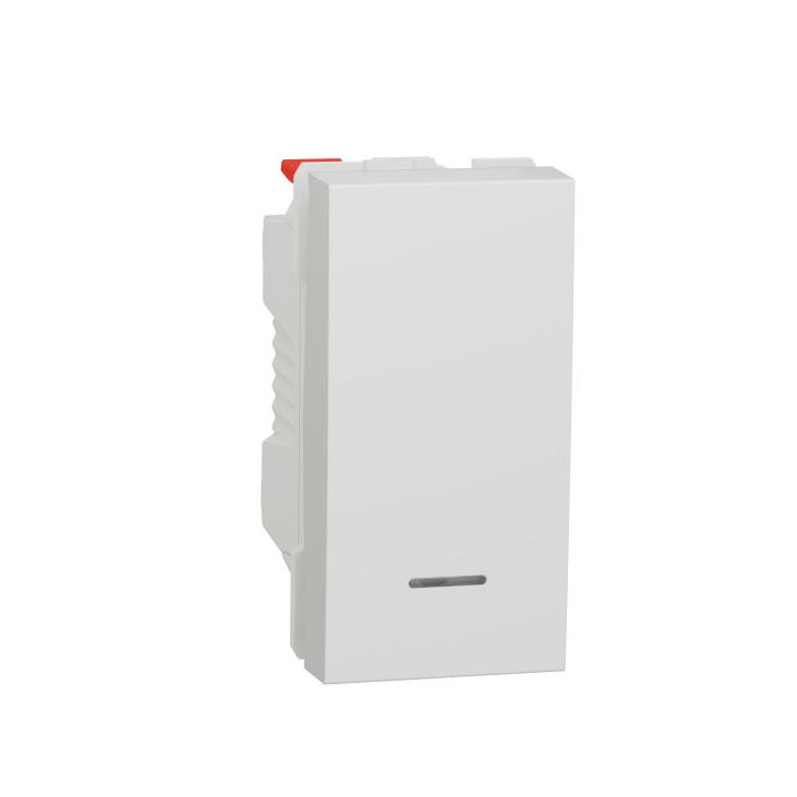 Poussoir lum local 10A 1m Blan