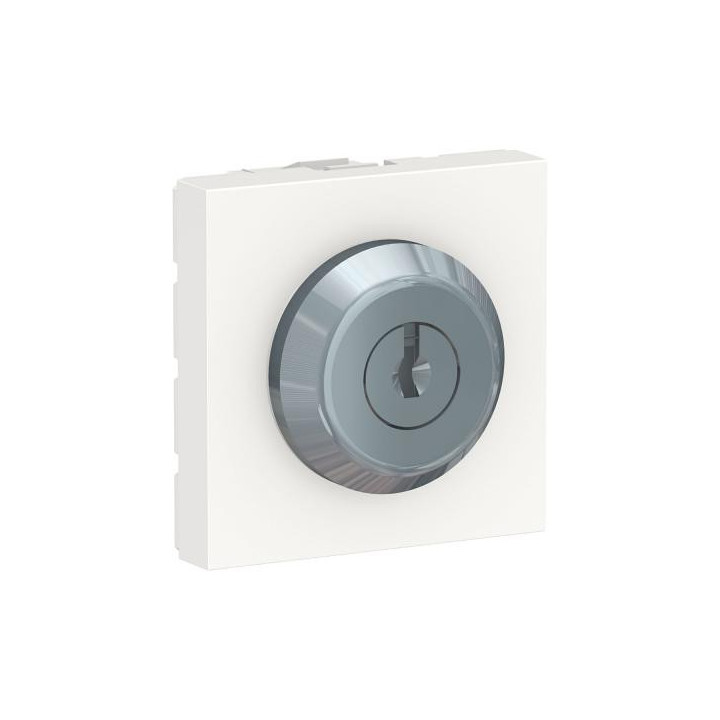 Inter à clé 3 pos 2m Blanc