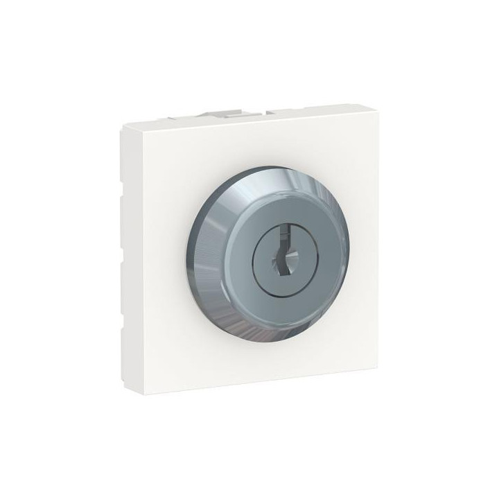 Cde à clé 3 positions 2m Blanc