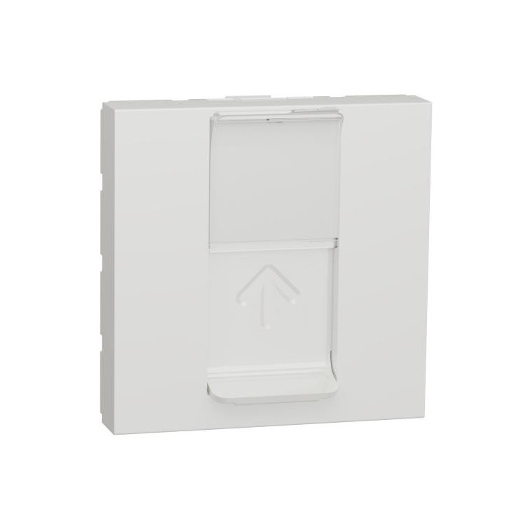 Prise 1 RJ45 Keyst/Syst 2m Bla