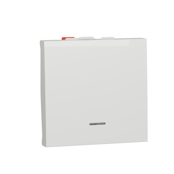 Poussoir lum local 10A 2m Bl A