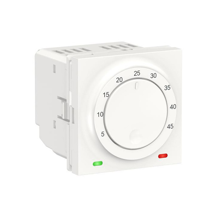 Thermostat plancher 10A Blanc