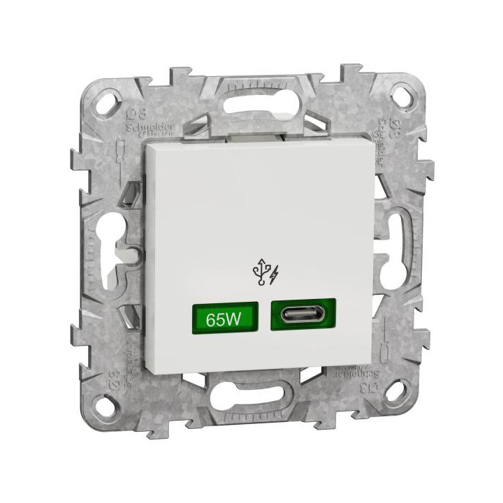 Chargeur USB C 65W Blanc