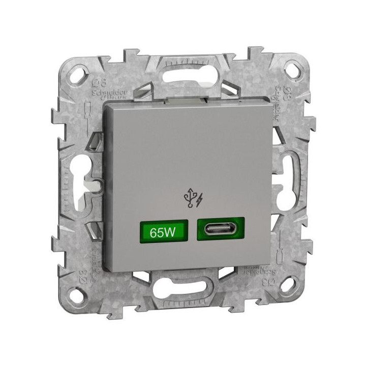 Chargeur USB C 65W Alu