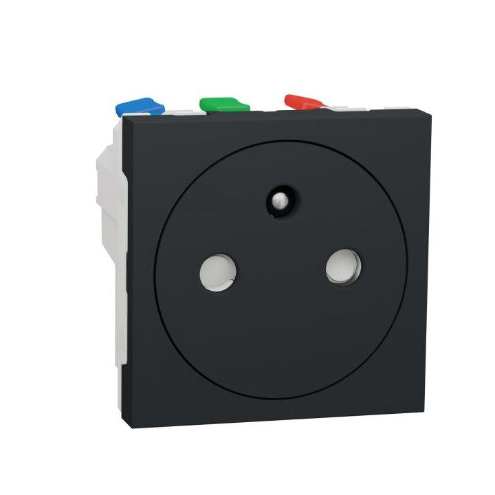 Prise 2P/T FR 90° affl rap Ant