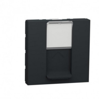 Prise RJ45 x1 cat6FTP 2m Anth