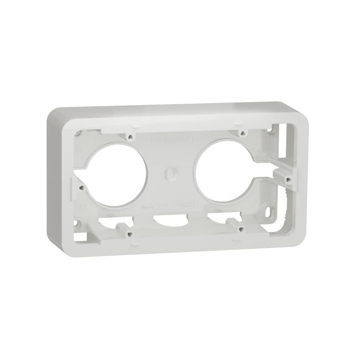 Boîte en saillie blanc 2P