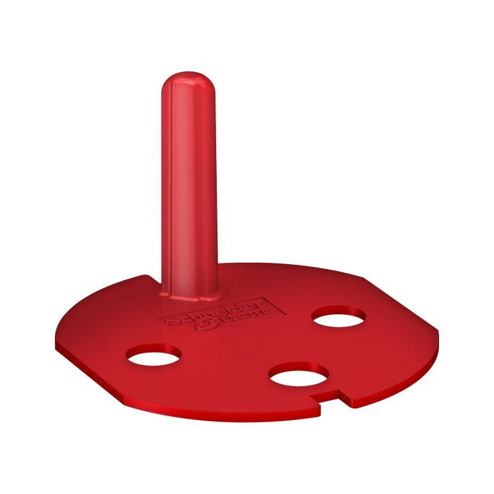 Détrompeur fiche mâle rouge