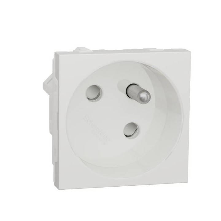 Prise 2P/T FR 45° goul rap Bla