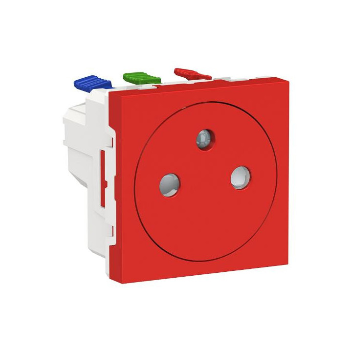 Prise 2P/T FR 90° aff rap Roug
