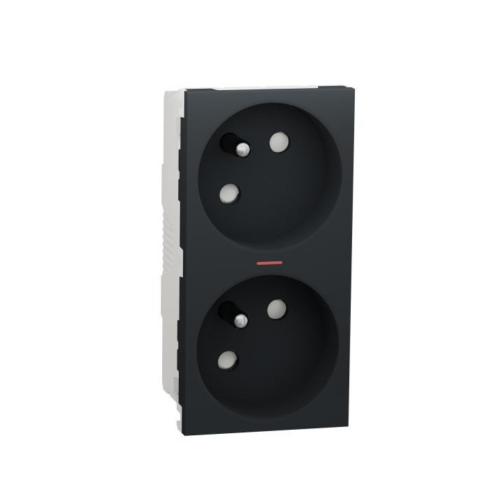 Prise 2x2P/T lumFR45° rap Bl A