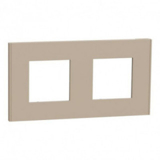 Unica D plaq taupe 2P