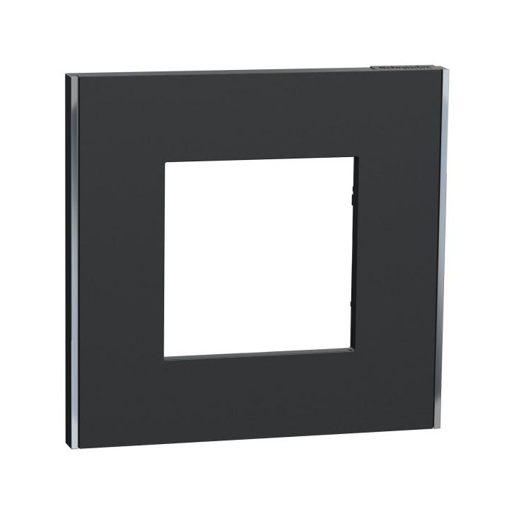 Unica D plaq anth/argent 1P