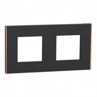 Unica D plaq anth/cuivre 2P