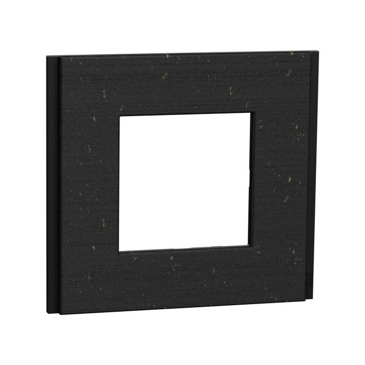 Unica D plaq recycl noir 1P