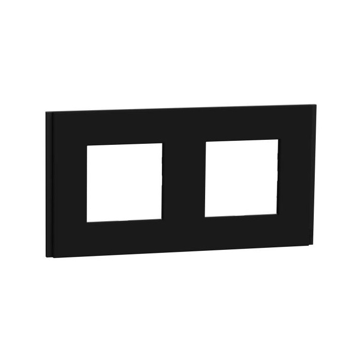 Unica D plaq gomme noire 2P