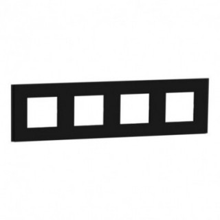 Unica D plaq gomme noire 4P