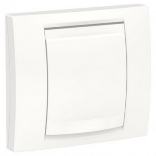 Plaque finition IP44 Blanc 1P