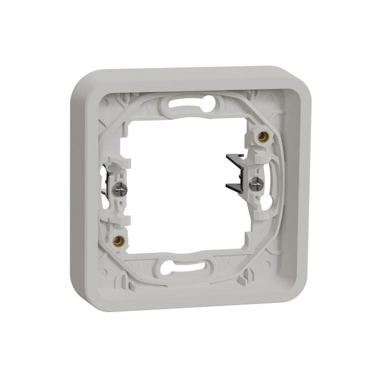 Cadre 1 poste à griffes blanc