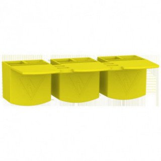 Lot 12 isolateurs dent peigne