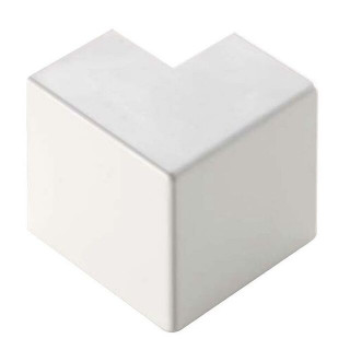 Angle ext. pour goulotte dim. 60x60 blanc