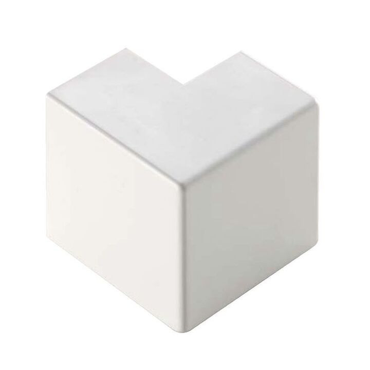 Angle ext. pour goulotte dim. 60x60 blanc