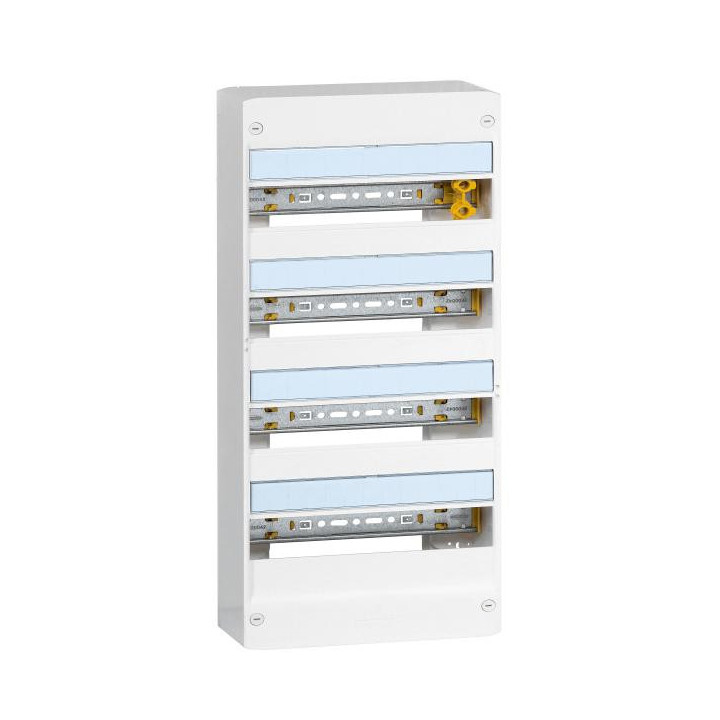 Coffret Drivia 13 modules 4 rangées IP30 IK05 - Blanc RAL9003