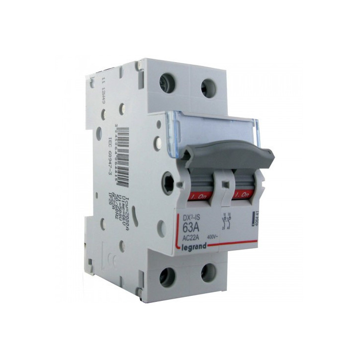 DX3 INTERRUPTEUR SECTIONNEUR  2P 63A DX3 INTERRUPTEUR SECTIONNEUR  2P 63A