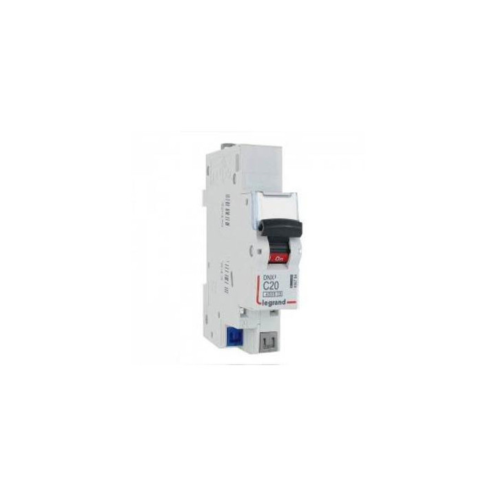 Disjoncteur DNX³ 4500 - auto/auto - U+N 230V~ 20A - 4,5kA - courbe C - 1 module