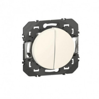 DOUBLE POUSSOIR BLANC