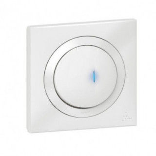 POUSSOIR LUM IP44 BLANC